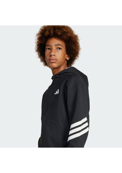 Sportswear JJ4801 Future Icons 3-Stripes Full-Zip Hooded Track Jacket Kids fırsatları