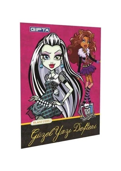 Güzel Yazı Defteri Monster High Tel Dikişli 40 Yaprak