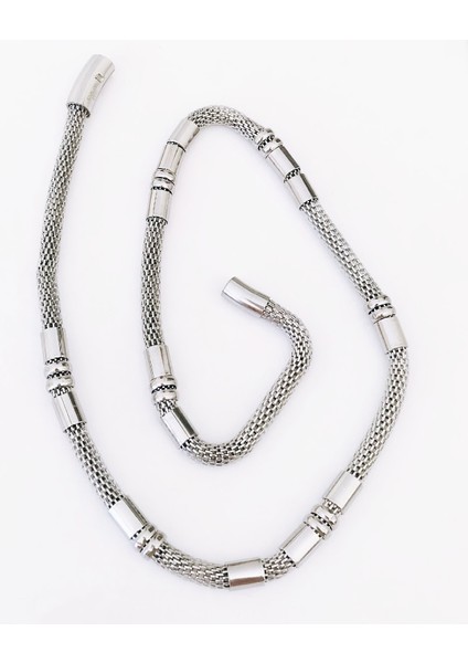 Çelik Zincir Kolye Kalın 54 Cm modelleri