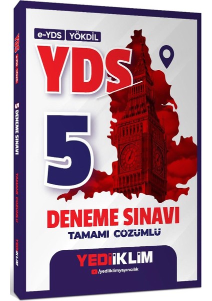 2025 E Yds Yökdil Yds Tamamı Çözümlü 5 Deneme Sınavı