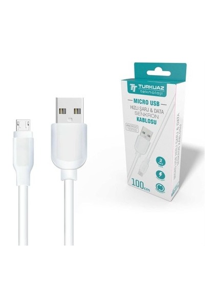Micro USB Hızlı Şarj Kablosu