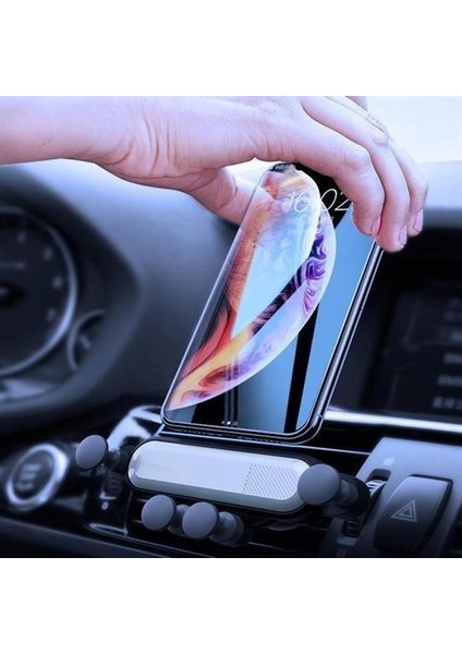 4 Nokta Destekli Tasarımlı Araç İçi Gümüş Telefon Tutucu modelleri