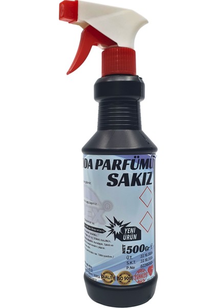 Sakız Kokulu Parfüm 500 ml - Ferahlatıcı Sakız Oda Kokusu, Oto ve Oda Parfümü, Ferah Araç Kokusu