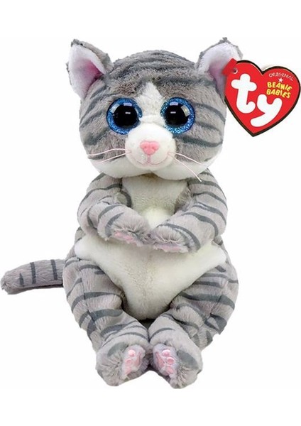 Peluş Gri Tekir Kedi Mitzi 20 cm - En Sevimli Arkadaşınız!
