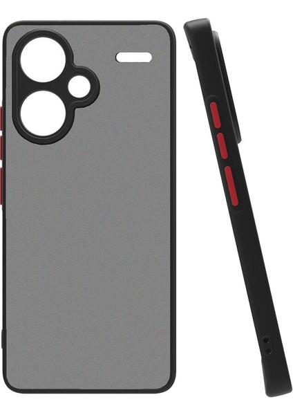 Xiaomi Redmi Note 13 Pro Plus 5g Uyumlu Kılıf Hux Kapak-Siyah