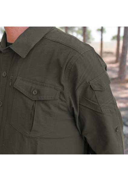 Loç Outdoor Tactical Erkek Gömleği Haki indirimleri