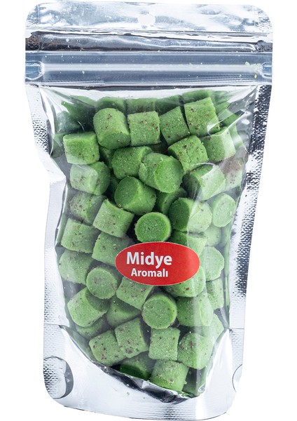 Kesme Sazan / Yayın Hamuru - Iğne Yemi - Yeşil-Midye 80 Gr
