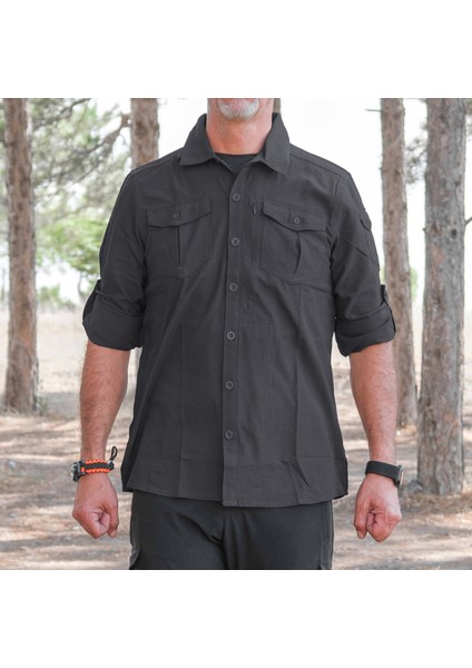 Loç Outdoor Tactical Erkek Gömleği Siyah fiyatları