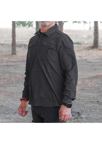 Loç Outdoor Tactical Erkek Gömleği Siyah modelleri