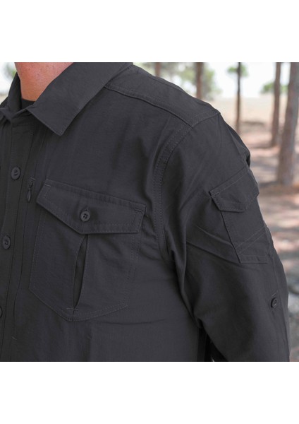 Loç Outdoor Tactical Erkek Gömleği Siyah indirimleri