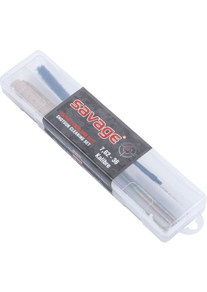 Tüfek Harbi Takımı - Temizleme Seti - Savage - 36 Cl / 7,62 Mm - Kutulu