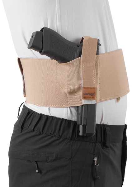 Korse Tabanca Kılıfı - Savage - Şarjörlü/kelepçeli - Kum