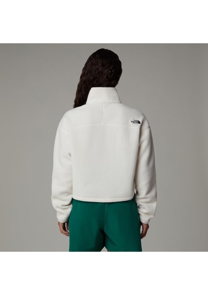 W Crop High Pile Fleece Kadın Polar modelleri