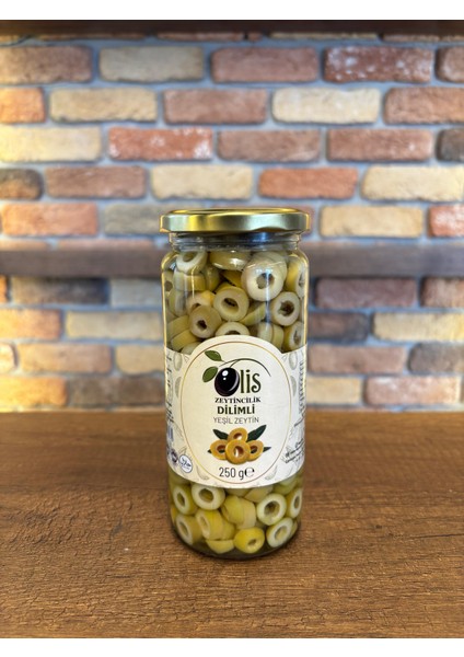 Dilimli Zeytin (İki Dilimli Bir Arada) - Süzme Ağırlık 250 gr x 2 Adet