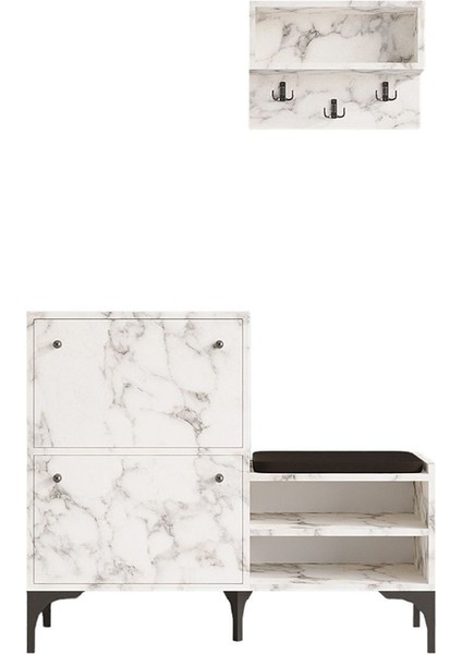 DECORMET Bred Ayakkabılık Carrara Marbel
