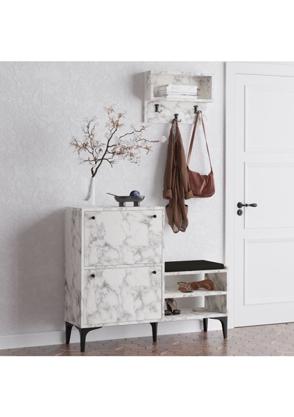 DECORMET Bred Ayakkabılık Carrara Marbel