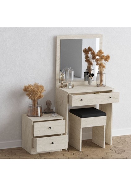 DECORMET Nice Makyaj Masası Travertine