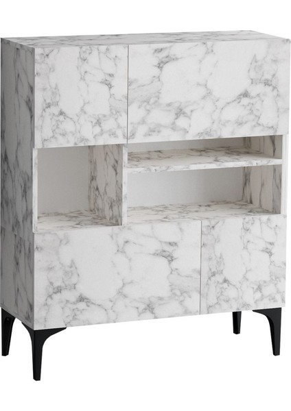 Krista Konsol Carrara Marble