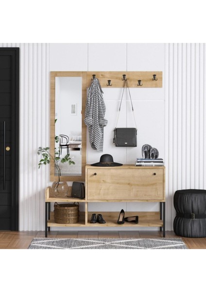 DECORMET Nonso Ayakkabılık Safir Meşe