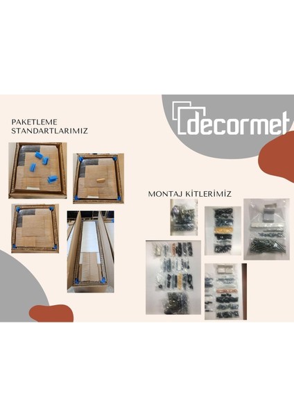 DECORMET Nonso Ayakkabılık Safir Meşe