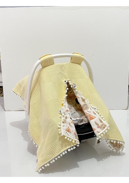 Baby City Pamuk Çok Amaçlı Çift Taraflı Puset Örtüsü