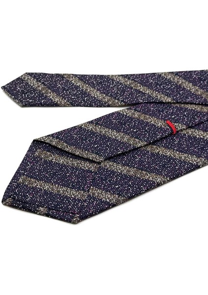 Pradelle Style Çok Renkli Çizgi Desen Italyan Ipek Kravat İK1892