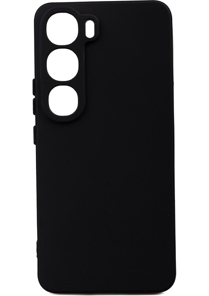 Vivo V40 Lite Uyumlu Kılıf Biye Silikon-Siyah