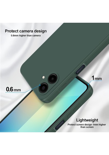 Samsung Galaxy A06 Kılıf Lansman Kamera Korumalı Içi Kadife Yumuşak Renkli Silikon Mat Hisli Süet Liquid indirimleri