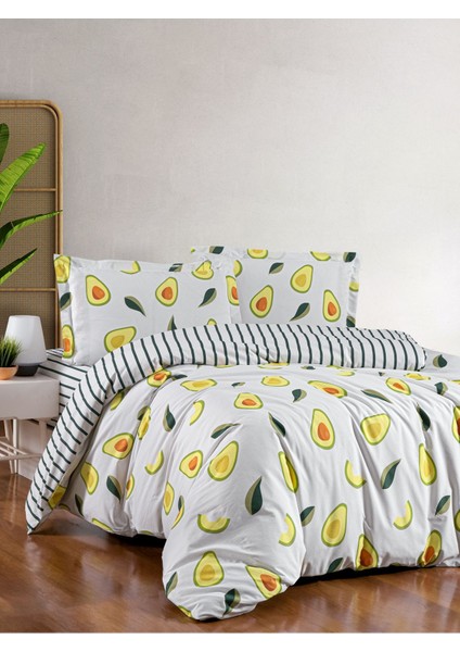 Fitted Ranforce Nevresim Takımı Tek Kişilik Avocado