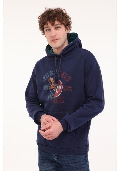 ml Jurassıc 17PK-253 4pr Lacivert Erkek Sweatshirt
