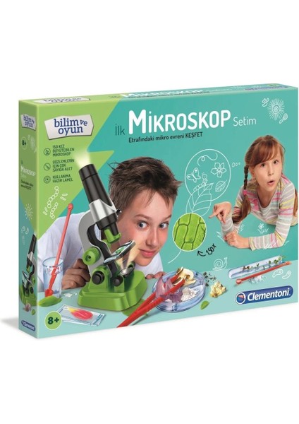 64963 Ilk Mikroskop Setim - Bilim ve Oyun +8 Yaş