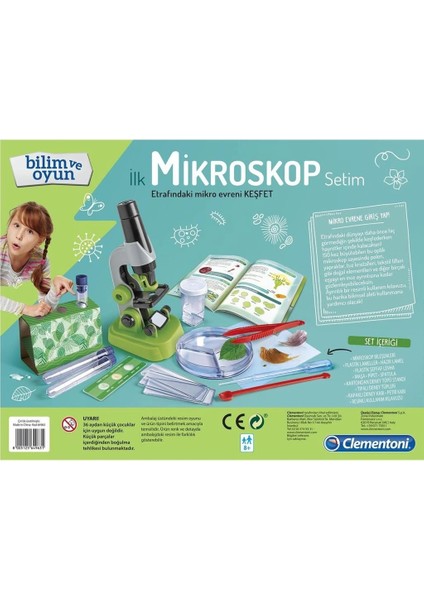 64963 Ilk Mikroskop Setim - Bilim ve Oyun +8 Yaş