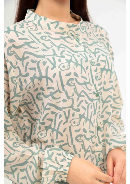 Desenli Pamuklu Kadın Gömlek fiyatları