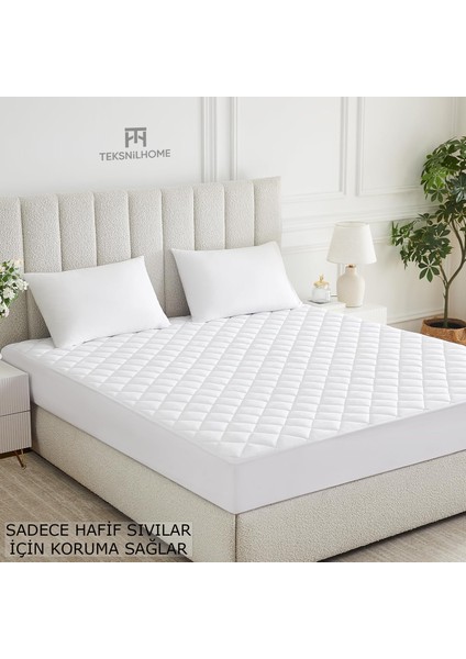 Mikrofiber Kapitone Yatak Koruyucu Alez Çarşaf Fitted 60 x 120