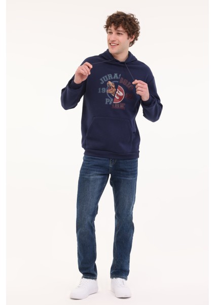 ml Jurassıc 17PK-253 4pr Lacivert Erkek Sweatshirt modelleri