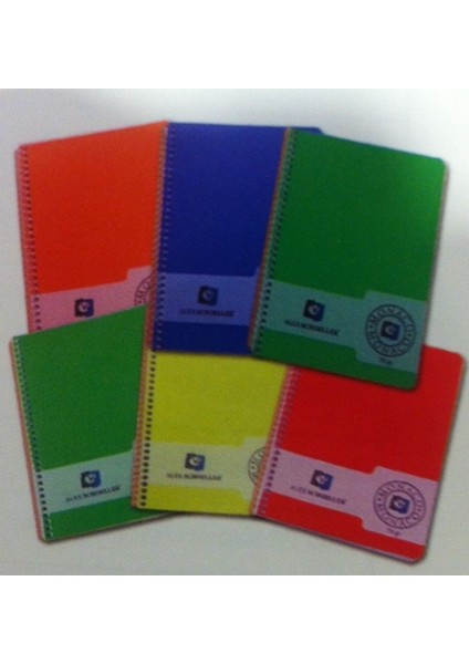 Spiralli Çizgili Defter A4 80 Yaprak