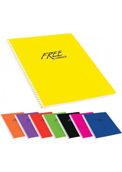 Free A4 Pp. Kapak Defter 60YP. Düz 320400-99