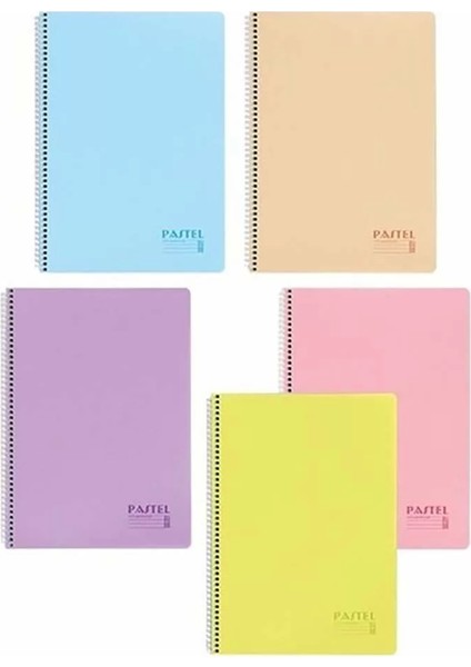 A4 120 Yp. Spralli Pp Kapak Çizgisiz Defter 540933-99
