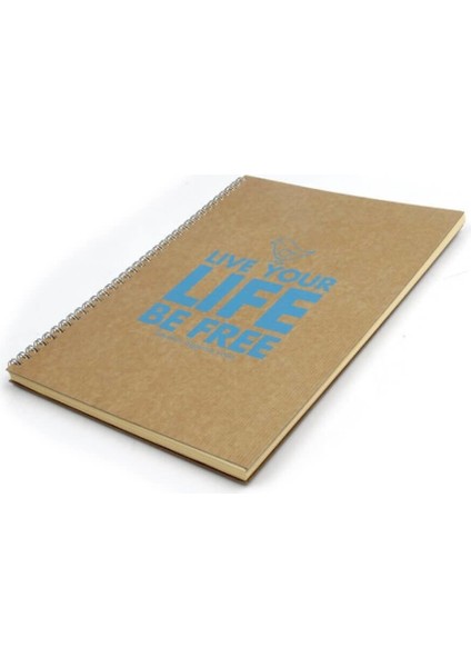 Color Funky Sert Kapak Çizgili Defter A6 80 Yaprak 418021-99