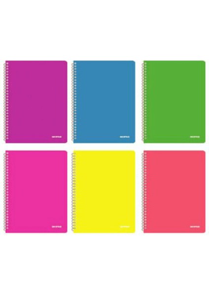 A4 Pp Kapak Spiralli 72 Yp Çizgili Defter