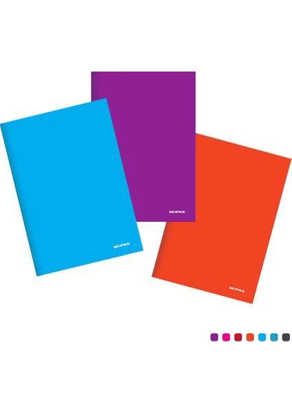 Pastel Pp Kapak A5 40 Yp Çizgili Defter