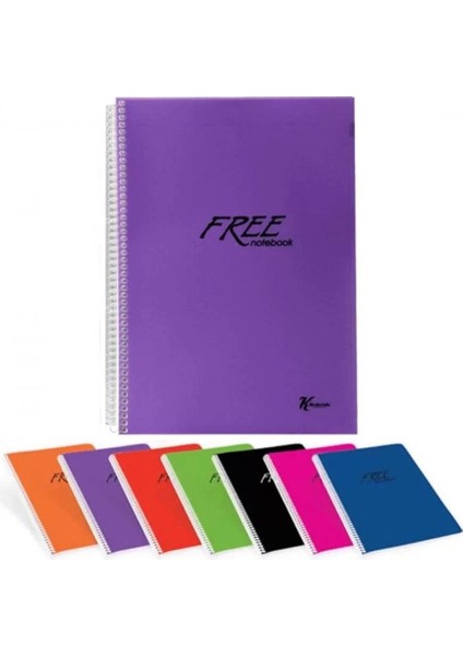 Free A4 Pp. Kapak Defter 160YP. Çizgili 320481-99