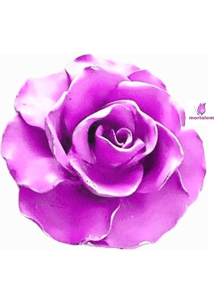 13CM 3 Boyutlu Büyük Gül Çiçek Silikon Kalıp K-1007, Kokulu Taş Sabun Mum Kalıbı