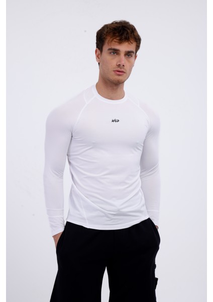 Erkek Pro Compression Uzun Kollu Spor Fitness Body