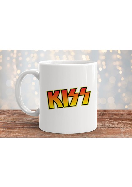 Kiss Müzik Grubu Baskılı Hediyelik Porselen Kupa Bardak fiyatları