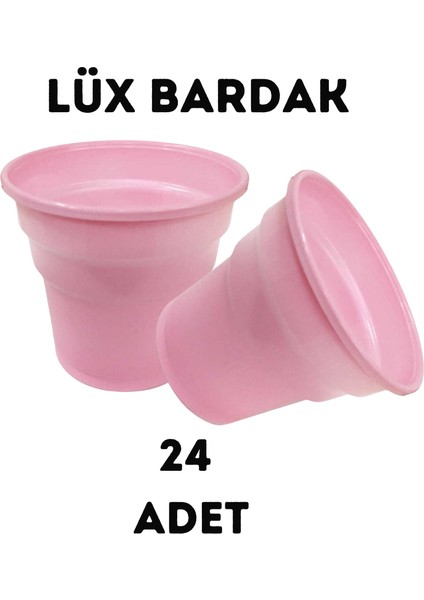 Pembe Plastik Bardak