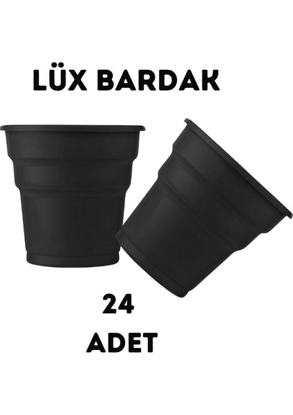 Siyah Plastik Bardak