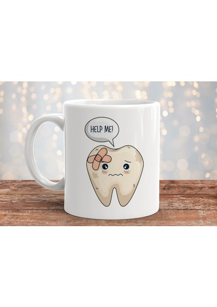 Dişçi Dentist Baskılı Hediyelik Porselen Kupa Bardak fiyatları