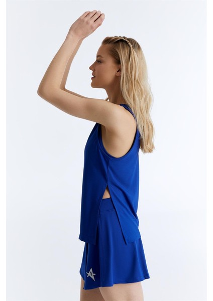 ED7741-05 Camilia Dry-Touch Askılı Kadın Tenis Atleti , Mavi fiyatları