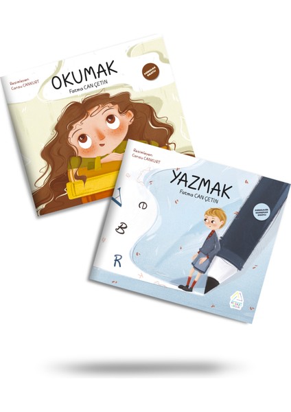Fatma Can Çetin - Okumak - Yazmak Farkındalığı Geliştiren 2’li Hikaye Seti